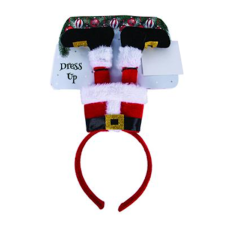 Christmas Dress-Up Headband - Santa, Upside Down